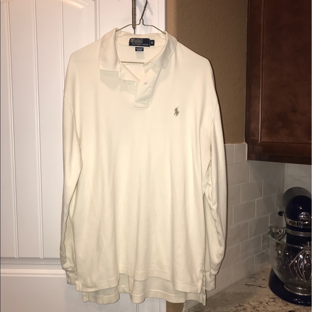 Long sleeve polo shirt